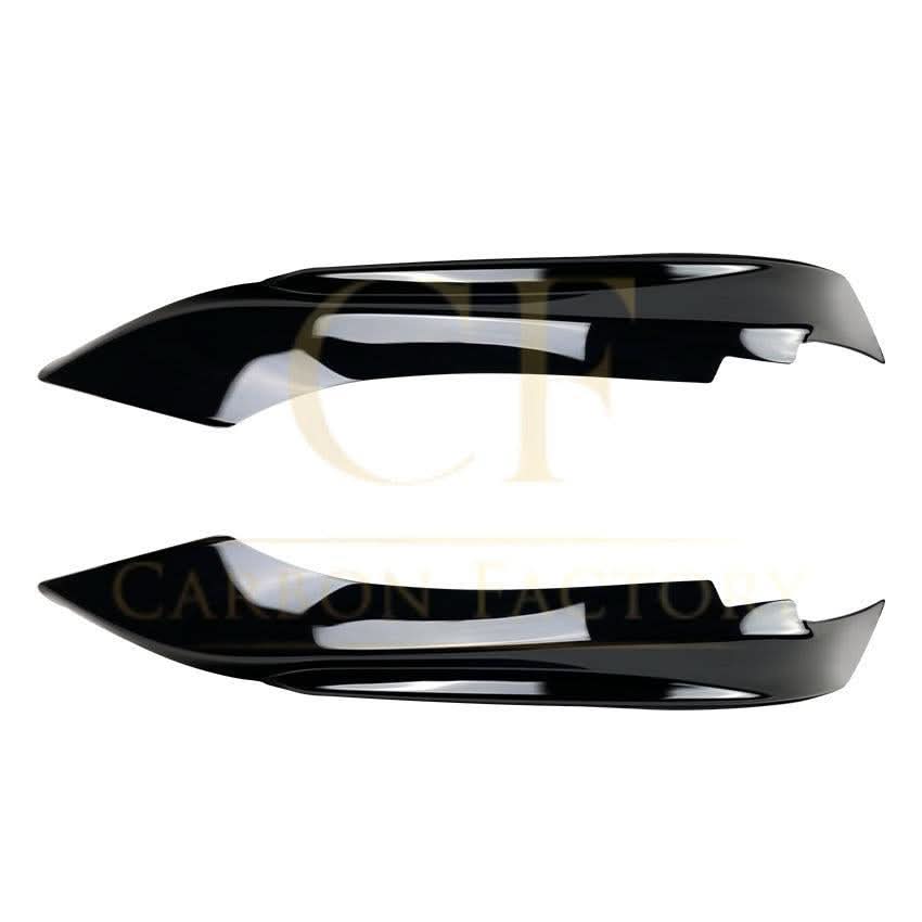 MP Style Gloss Black Front Splitter Upper Pieces for BMW F32 F33 F36 4 Series 14-20