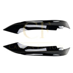 MP Style Gloss Black Front Splitter Upper Pieces for BMW F32 F33 F36 4 Series 14-20