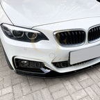 MP4 Style Gloss Black Front Splitter for BMW F22 F23 2 Series 14-20