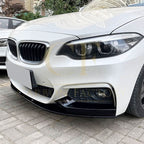 MP4 Style Gloss Black Front Splitter for BMW F22 F23 2 Series 14-20