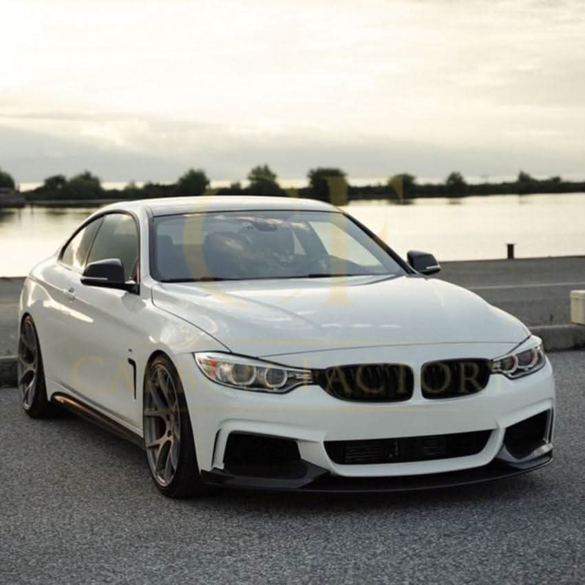 MP4 Style Gloss Black Front Splitter for BMW F32 F33 F36 4 Series 14-20