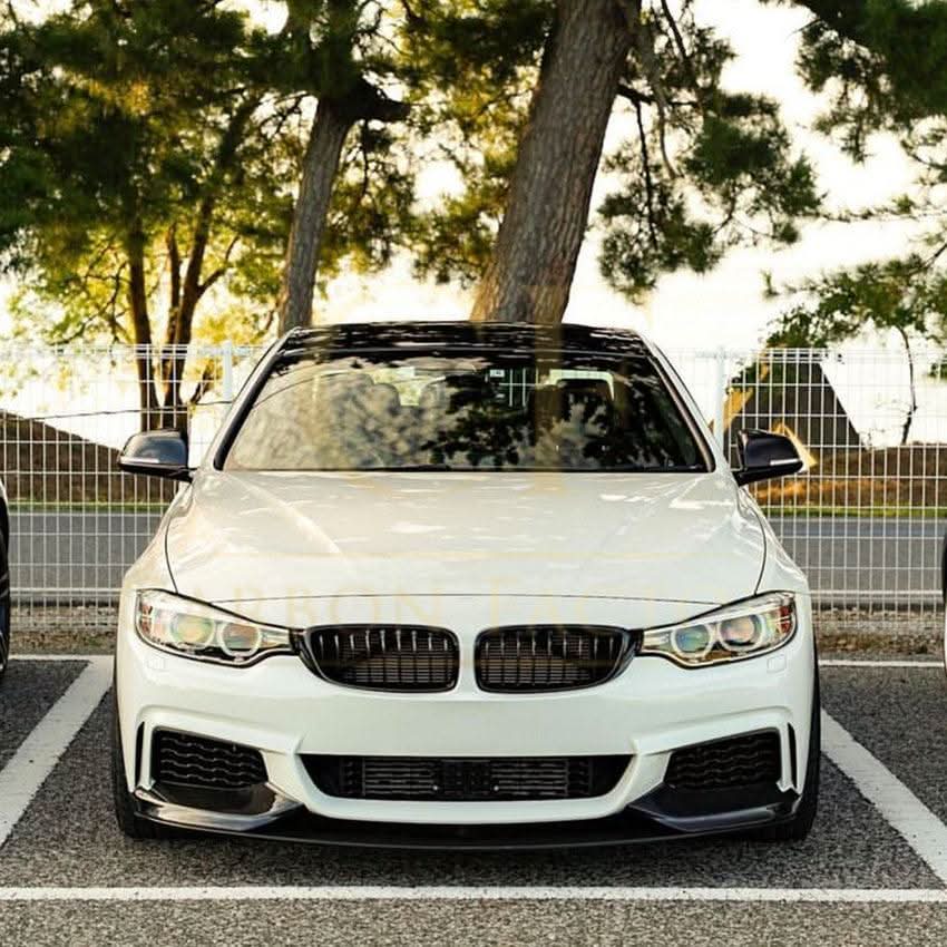 MP4 Style Gloss Black Front Splitter for BMW F32 F33 F36 4 Series 14-20
