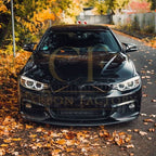 MP4 Style Gloss Black Front Splitter for BMW F32 F33 F36 4 Series 14-20