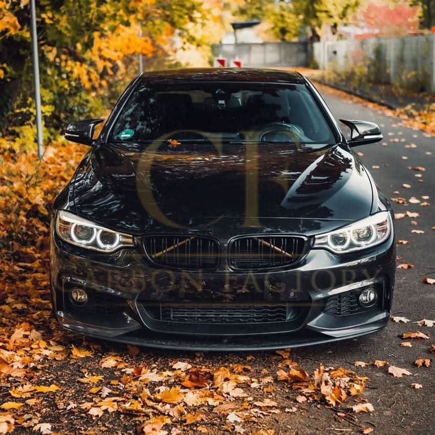 MP4 Style Gloss Black Front Splitter for BMW F32 F33 F36 4 Series 14-20