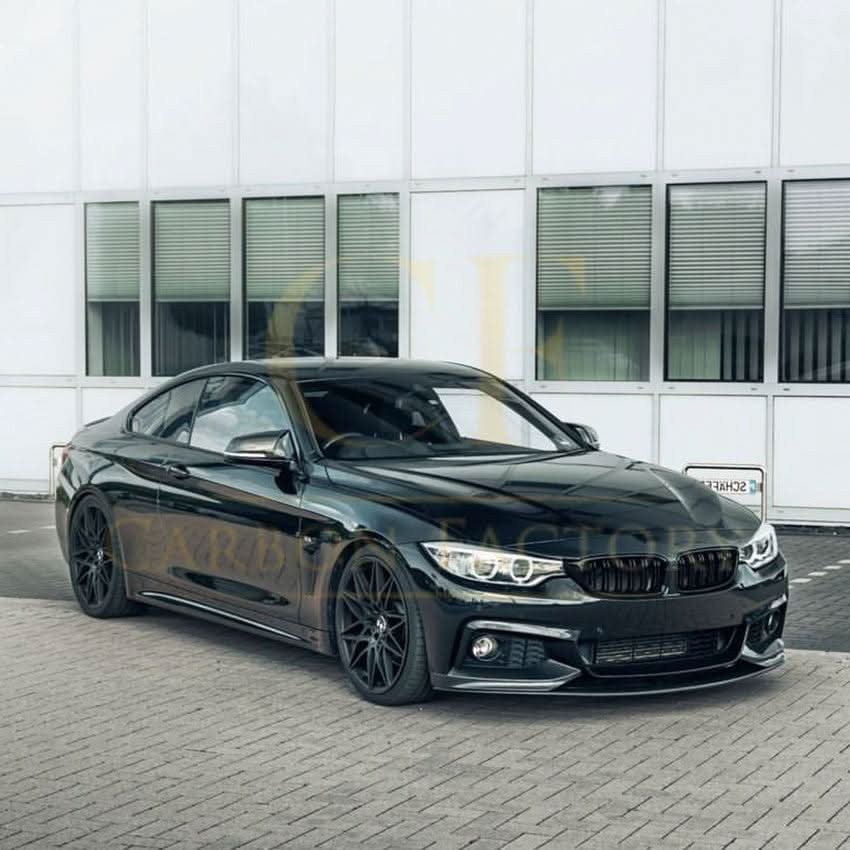 MP4 Style Gloss Black Front Splitter for BMW F32 F33 F36 4 Series 14-20