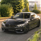 MP4 Style Gloss Black Front Splitter for BMW F32 F33 F36 4 Series 14-20