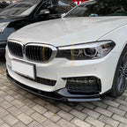 MP4 Style Gloss Black Front Splitter for BMW G30 G31 5 Series Pre-LCI 17-20
