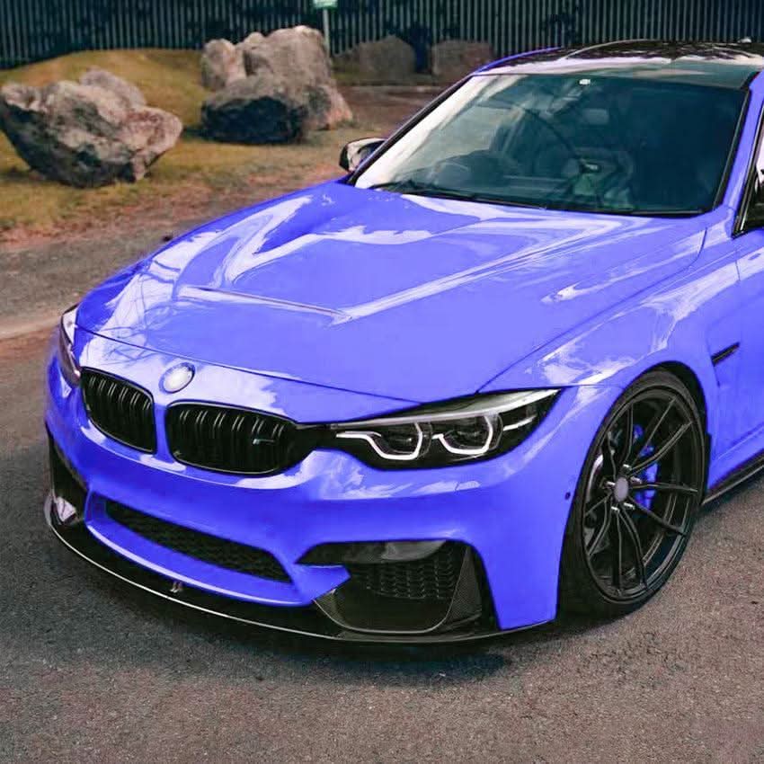 MP5 Style Gloss Black Front Splitter for BMW F80 M3 F82 F83 M4 14-20