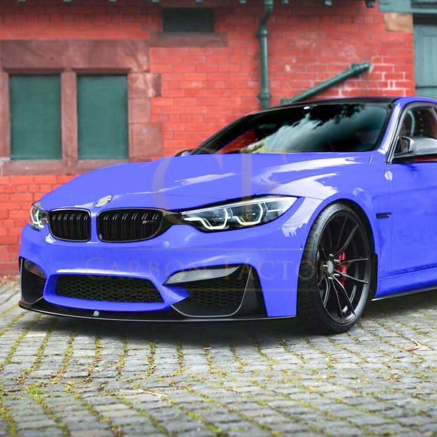 MP5 Style Gloss Black Front Splitter for BMW F80 M3 F82 F83 M4 14-20