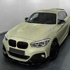 P Style Gloss Black Front Splitter for BMW F20 F21 1 Series LCI M Sport 15-19