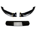 P Style Gloss Black Front Splitter for BMW G30 G31 5 Series LCI 21-24