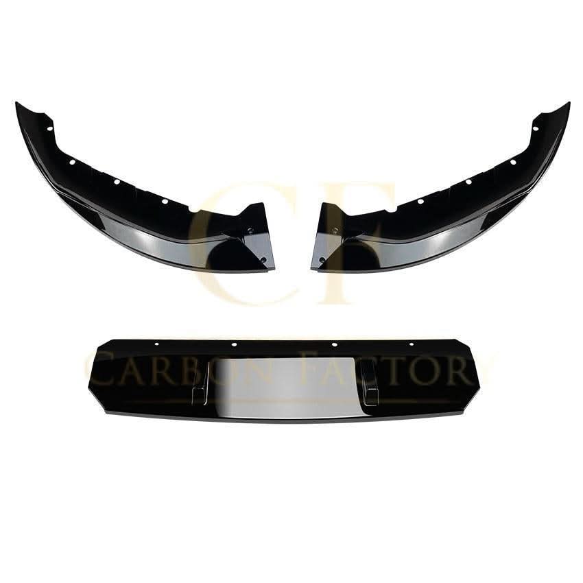 P Style Gloss Black Front Splitter for BMW G30 G31 5 Series LCI 21-24