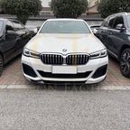 P Style Gloss Black Front Splitter for BMW G30 G31 5 Series LCI 21-24