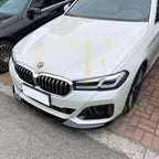 P Style Gloss Black Front Splitter for BMW G30 G31 5 Series LCI 21-24