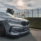 RS Style Gloss Black Front Splitter for BMW F40 1 Series 19-24
