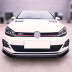 RZ Style Gloss Black Front Splitter for VW Golf MK7 R-LINE / R 13-16