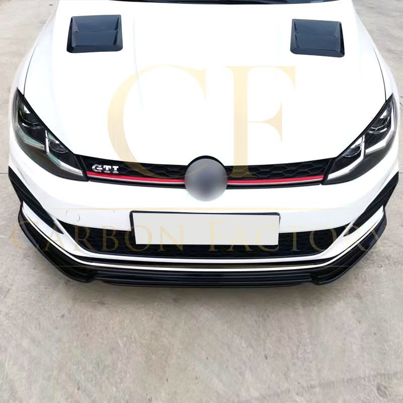 RZ Style Gloss Black Front Splitter for VW Golf MK7 R-LINE / R 13-16