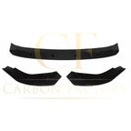SPORT Style Gloss Black Front Splitter for VW Golf MK8 GTI / R-LINE 21-23