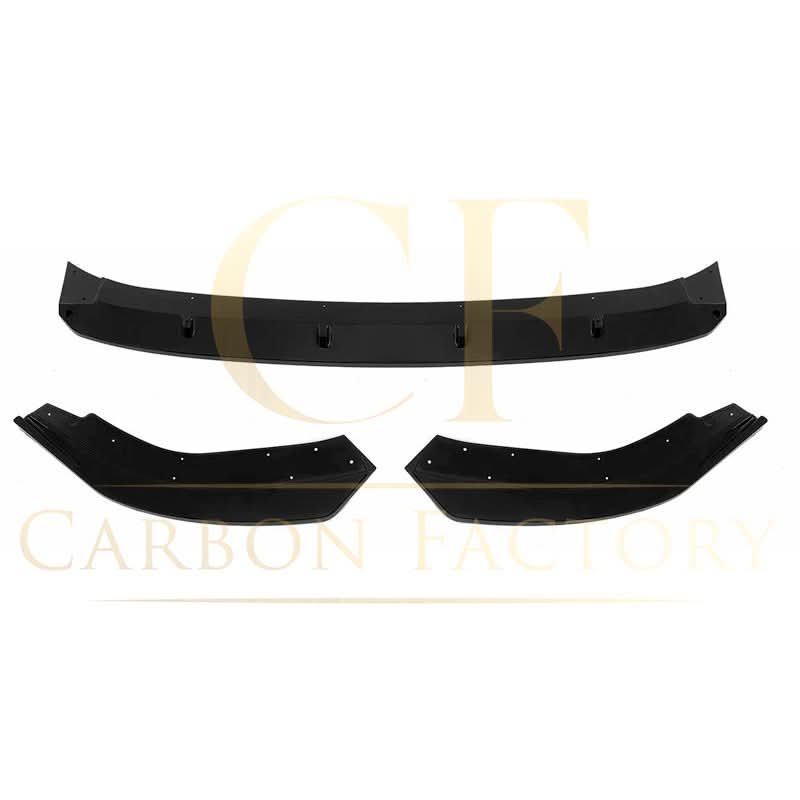 SPORT Style Gloss Black Front Splitter for VW Golf MK8 GTI / R-LINE 21-23