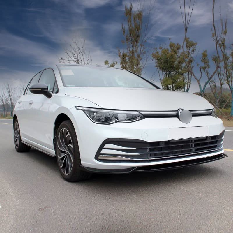 Style 1 Gloss Black Front Splitter for VW Golf MK8 21-23