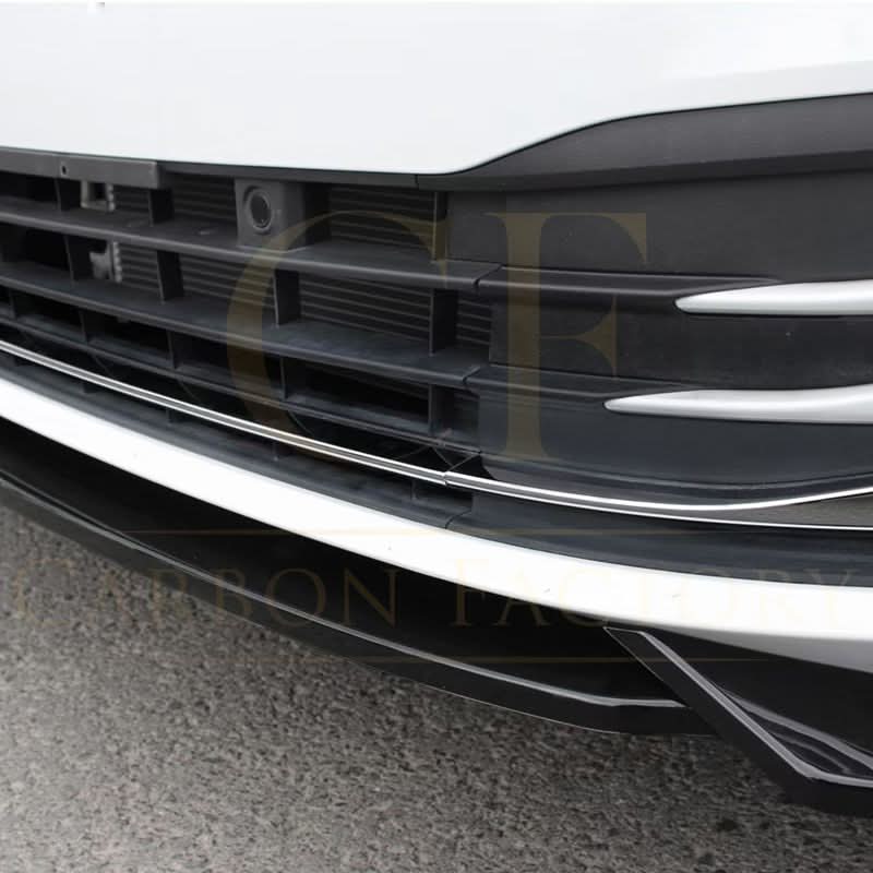 Style 1 Gloss Black Front Splitter for VW Golf MK8 21-23