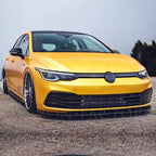 Style 2 Gloss Black Front Splitter for VW Golf MK8 21-23