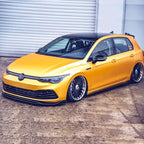 Style 3 Gloss Black Front Splitter for VW Golf MK8 21-23