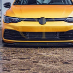 Style 3 Gloss Black Front Splitter for VW Golf MK8 21-23