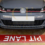 TCR Style Gloss Black Front Splitter for VW Golf MK7.5 GTI 17-20