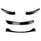 V Style Gloss Black Front Splitter for BMW 1 Series E82 E88 2007-2013