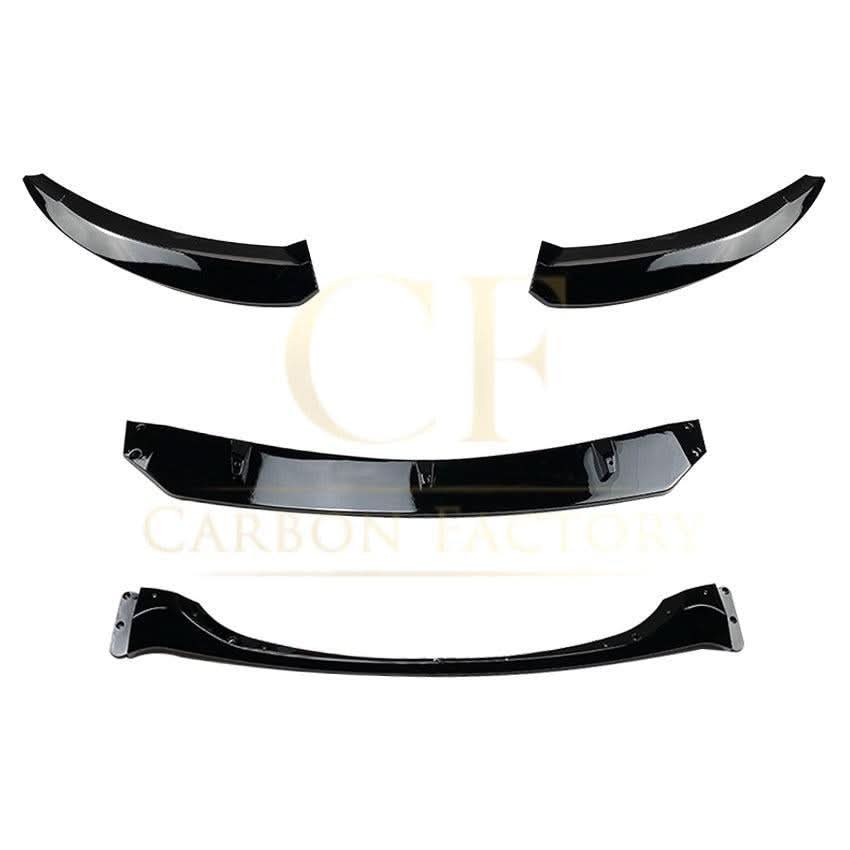 V Style Gloss Black Front Splitter for BMW 1 Series E82 E88 2007-2013
