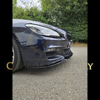 V Style Gloss Black Front Splitter for BMW 6 Series F06 F12 F13 M Sport 11-18
