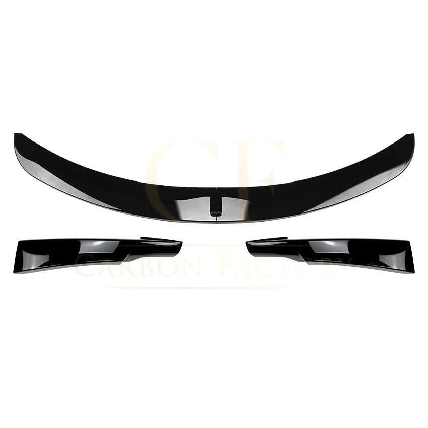 V Style Gloss Black Front Splitter for BMW E90 3 Series LCI 09-12