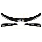 V Style Gloss Black Front Splitter for BMW E90 3 Series LCI 09-12