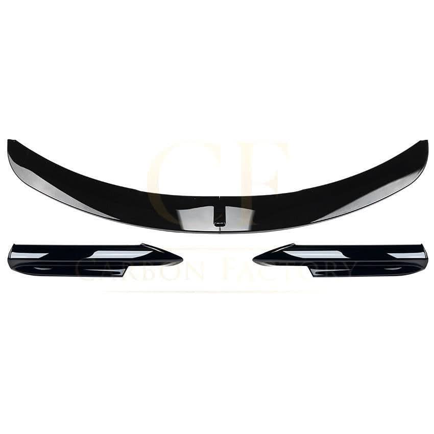 V Style Gloss Black Front Splitter for BMW E90 3 Series Pre-LCI 05-08