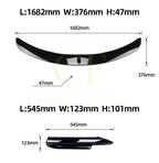 V Style Gloss Black Front Splitter for BMW E90 3 Series Pre-LCI 05-08