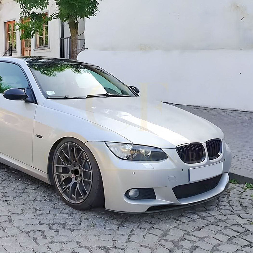 V Style Gloss Black Front Splitter for BMW E92 E93 3 Series 05-13