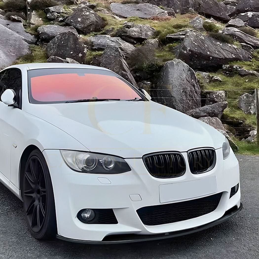 V Style Gloss Black Front Splitter for BMW E92 E93 3 Series 05-13