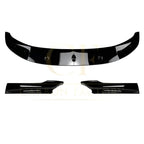 V Style Gloss Black Front Splitter for BMW F10 F11 5 Series 10-17