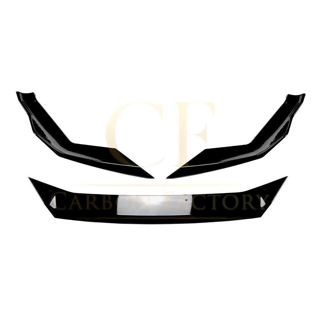 V Style Gloss Black Front Splitter for BMW F90 M5 21-24