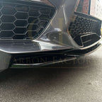 V Style Gloss Black Front Splitter for BMW F97 X3M F98 X4M 18-21