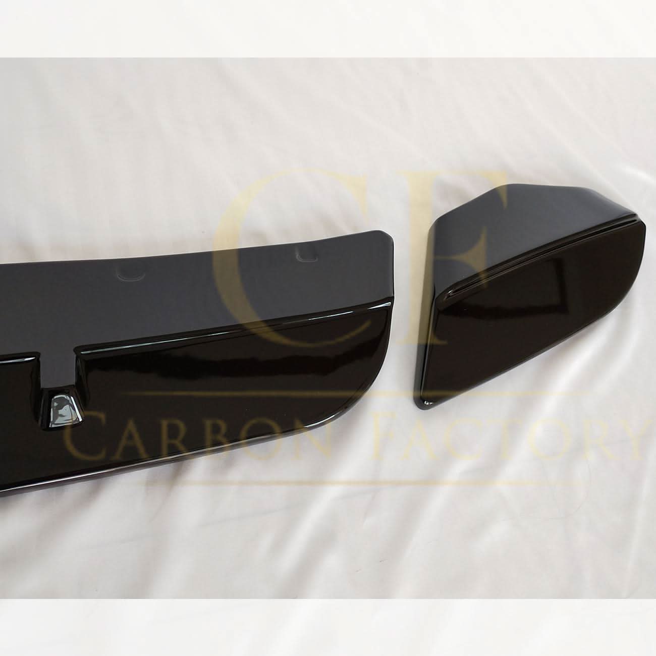 V Style Gloss Black Front Splitter for BMW F97 X3M F98 X4M 18-21