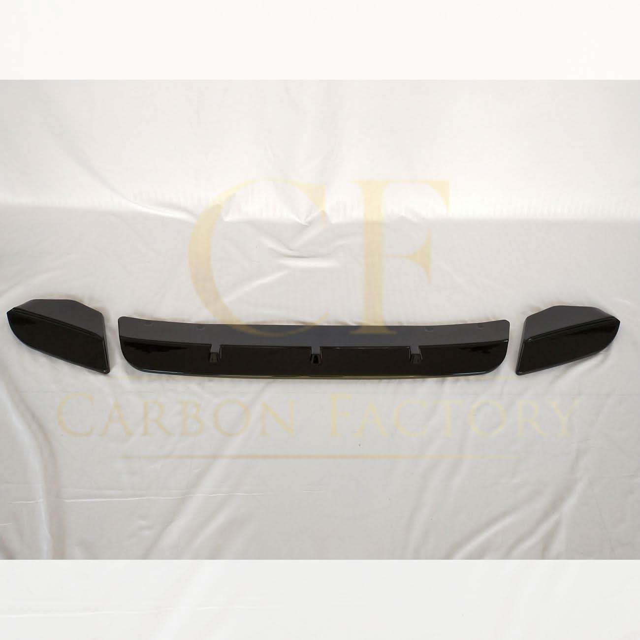 V Style Gloss Black Front Splitter for BMW F97 X3M F98 X4M 18-21