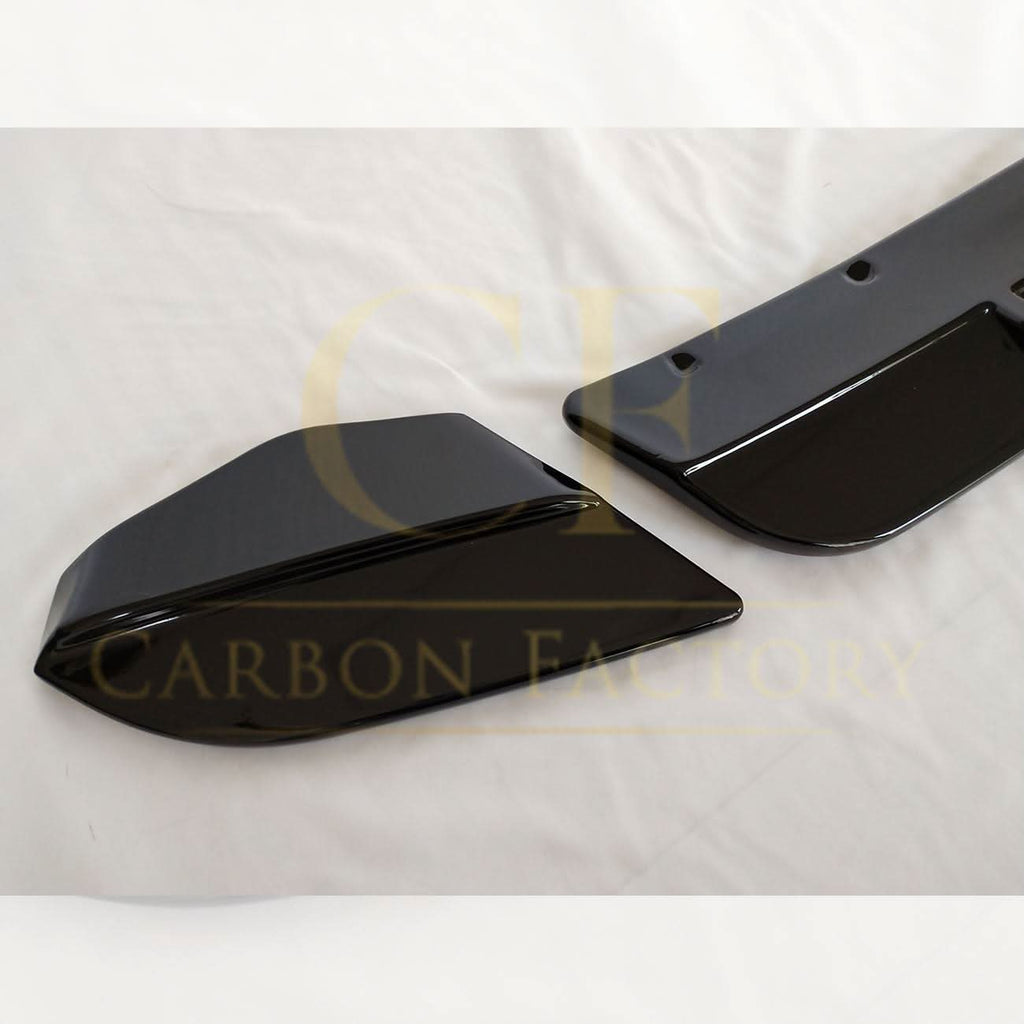 V Style Gloss Black Front Splitter for BMW F97 X3M F98 X4M 18-21