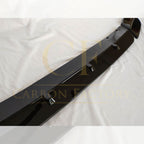 V Style Gloss Black Front Splitter for BMW F97 X3M F98 X4M 18-21