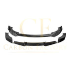 V Style Gloss Black Front Splitter for BMW G01 X3 IX3 G02 X4 LCI 22-24