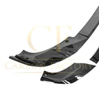 V Style Gloss Black Front Splitter for BMW G01 X3 IX3 G02 X4 LCI 22-24