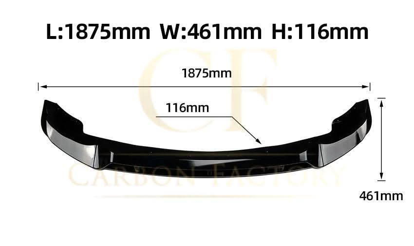 V Style Gloss Black Front Splitter for BMW G05 X5 Pre-LCI 19-22