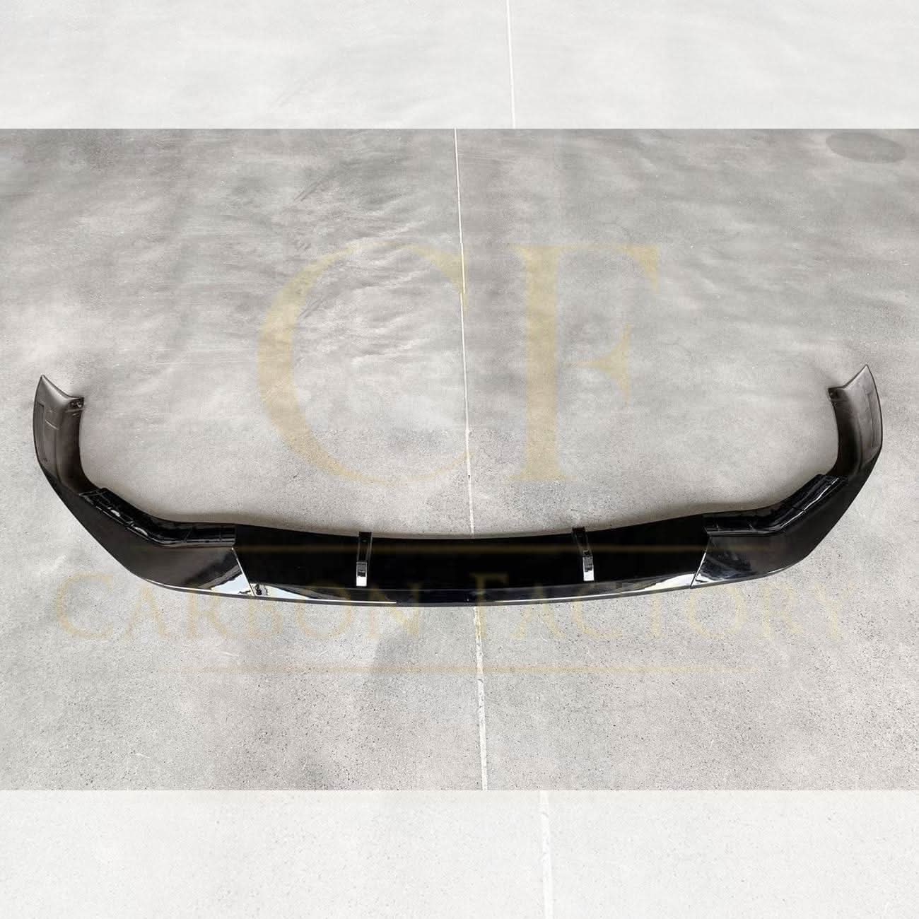 V Style Gloss Black Front Splitter for BMW G30 G31 5 Series LCI 21-24