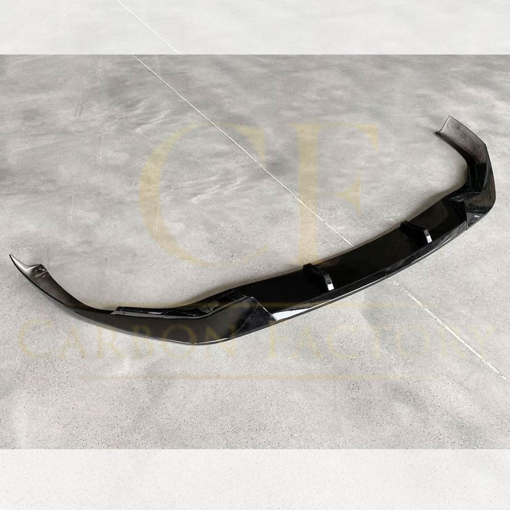 V Style Gloss Black Front Splitter for BMW G30 G31 5 Series LCI 21-24